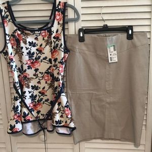 Blouse pencil Skirt